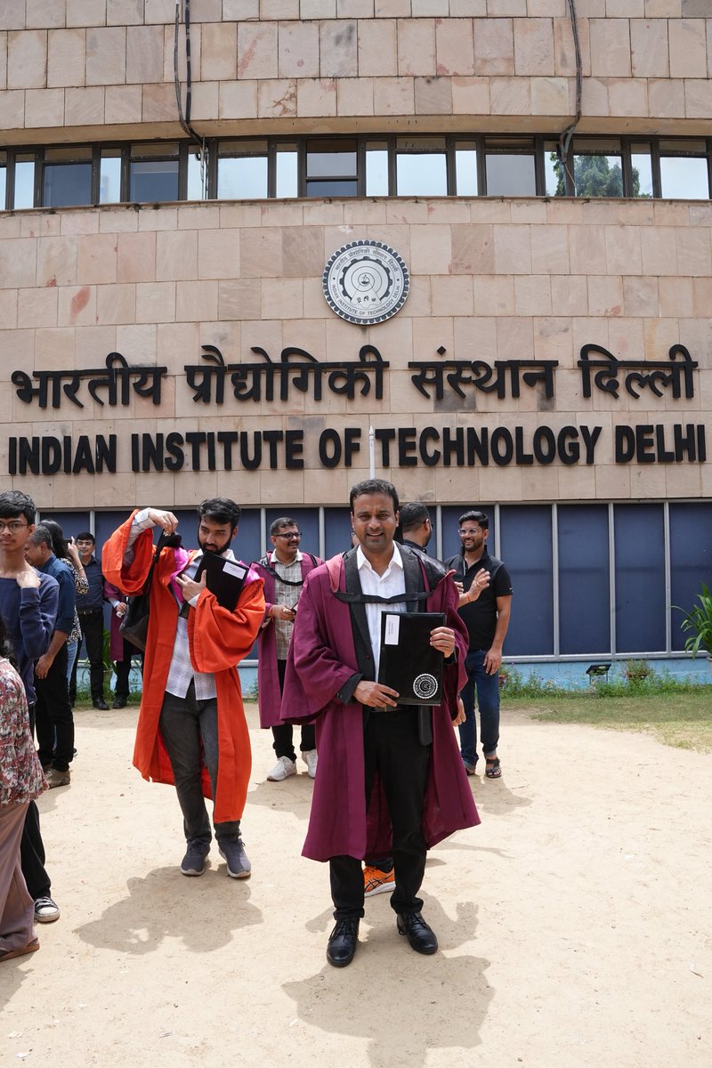 imranahmad_iitd's tweet image. 🎓 Proud to share that I’ve been awarded PhD degree in EE from @iitdelhi!Thesis: Design &amp;amp; Fabrication of Piezoelectric Microvalves for ULSI Microfluidic Applications 🌟
Grateful to my supervisor, #IITD friends &amp;amp; family for the journey.
#Graduation #IITDelhi #Convocation2025