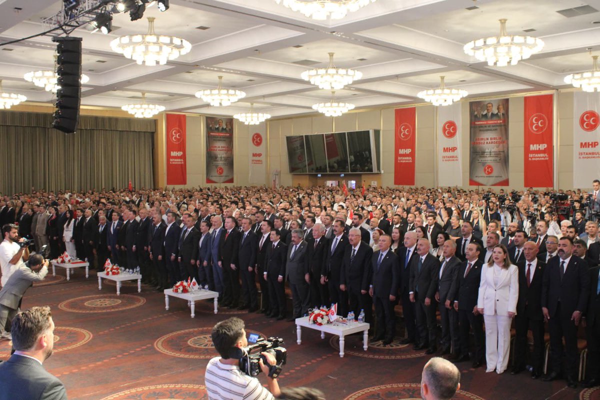MHP_Bilgi's tweet photo. “Asırlık Birlik Sonsuz Kardeşlik, Terörsüz Türkiye, Milli Birlik ve Dayanışma Buluşmaları”

İstanbul https://t.co/JOd2JMP11i