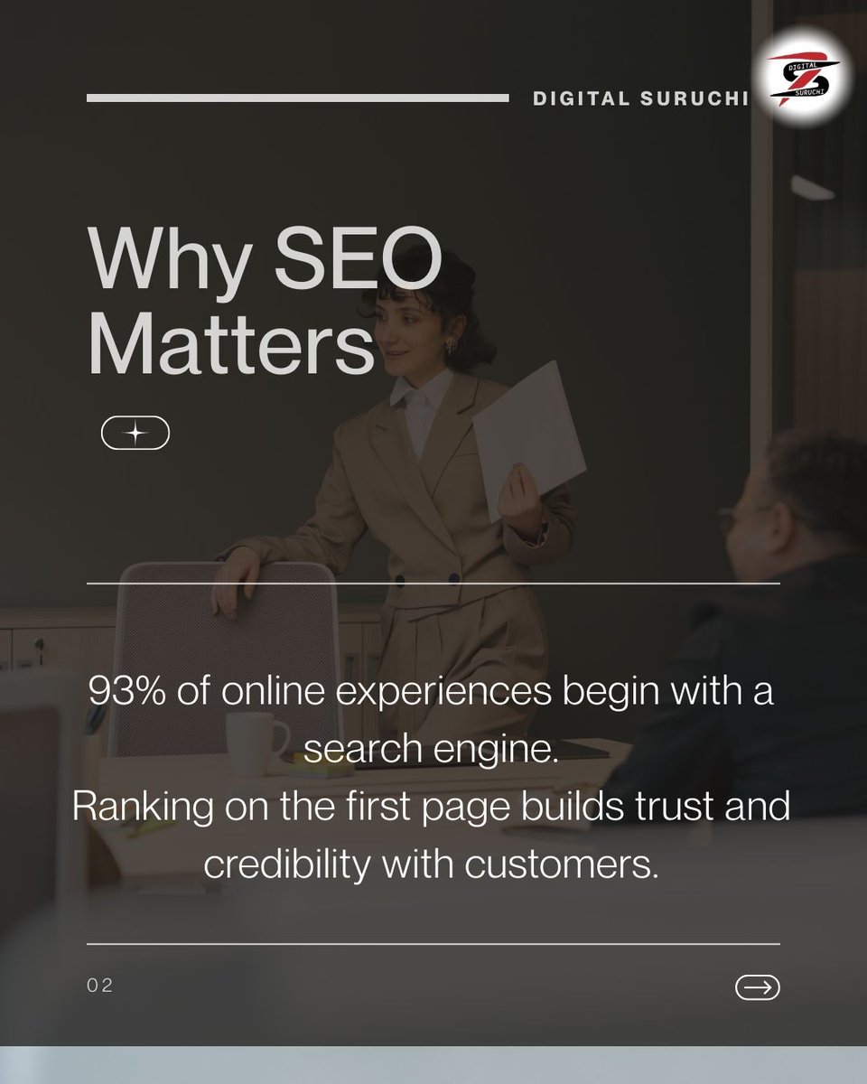 DigitalSuruchi's tweet photo. 🚀 Want your site on top? SEO is the key!
✅ More visibility
✅ More customers
✅ Long-term growth
Let’s make it happen!
#SEO #DigitalMarketing #GrowOnline #brand 
#graphicdesigning #MarketingStrategy #INFO #BusinessGrowth https://t.co/wZJVhG4nTk