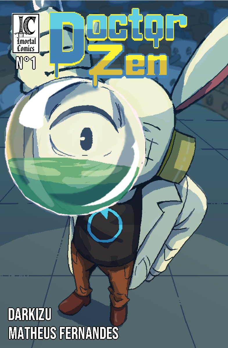 sofisoyas's tweet image. OLÁ!
Pessoal Doctor Zen é a história de um coelho cientista que passa por uma jornada de reflexão sobre os limites da ciência. Agora será a primeira HQ brasileira feita completamente com estilo pixel art feita pelo @darkizu !
Link para apoiar: catarse.me/doctorzen1