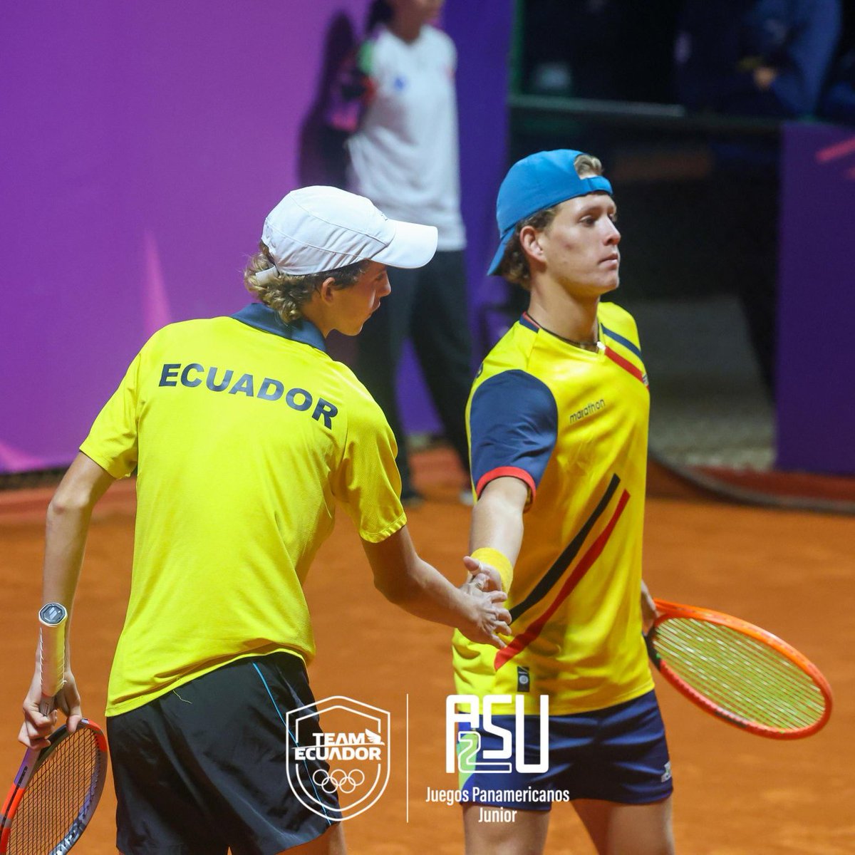 el_volver's tweet photo. ¡Nueva medalla para Ecuador! 🇪🇨✨
Emilio Camacho y Francisco Castro se quedaron con la plata en dobles masculino de tenis 🎾 en los Juegos Panamericanos Junior Asunción 2025, tras caer 2-0 ante la dupla argentina Pagani-Vertberger.
Con esta presea, Ecuador suma 8 medallas 🥇🥈🥉 https://t.co/Vv9YVksxt8
