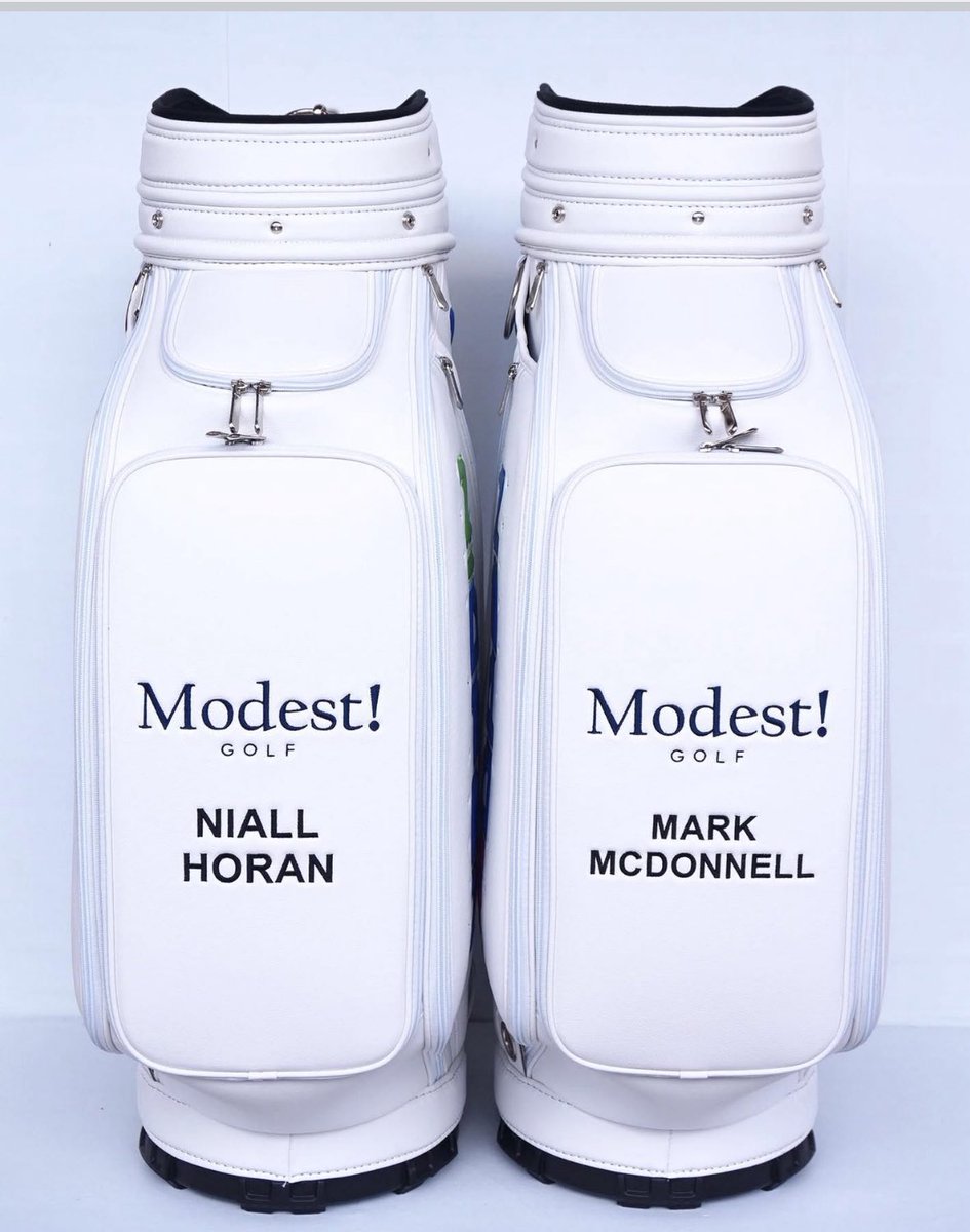 MPDCustomGolf's tweet photo. The Northern Ireland Open with Modest Golf @modestgolf with Mark McDonnell and Niall Horan.
#niopen #niallhoran #markmcdonnell #mpdcustomgolf #customgolfbags #northernireland #galgormresortandspa #modestgolf https://t.co/7hJQiAAQrR
