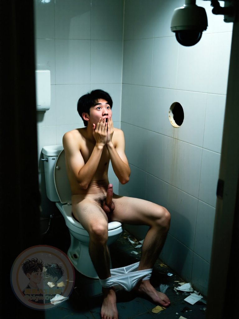 上公廁，突然發現偷拍鏡頭!
While using the public restroom, I unexpectedly found a hidden camera.

#ai #aiartworks #male #boy #gay #gayart #gaymale #gayboy #yaoi