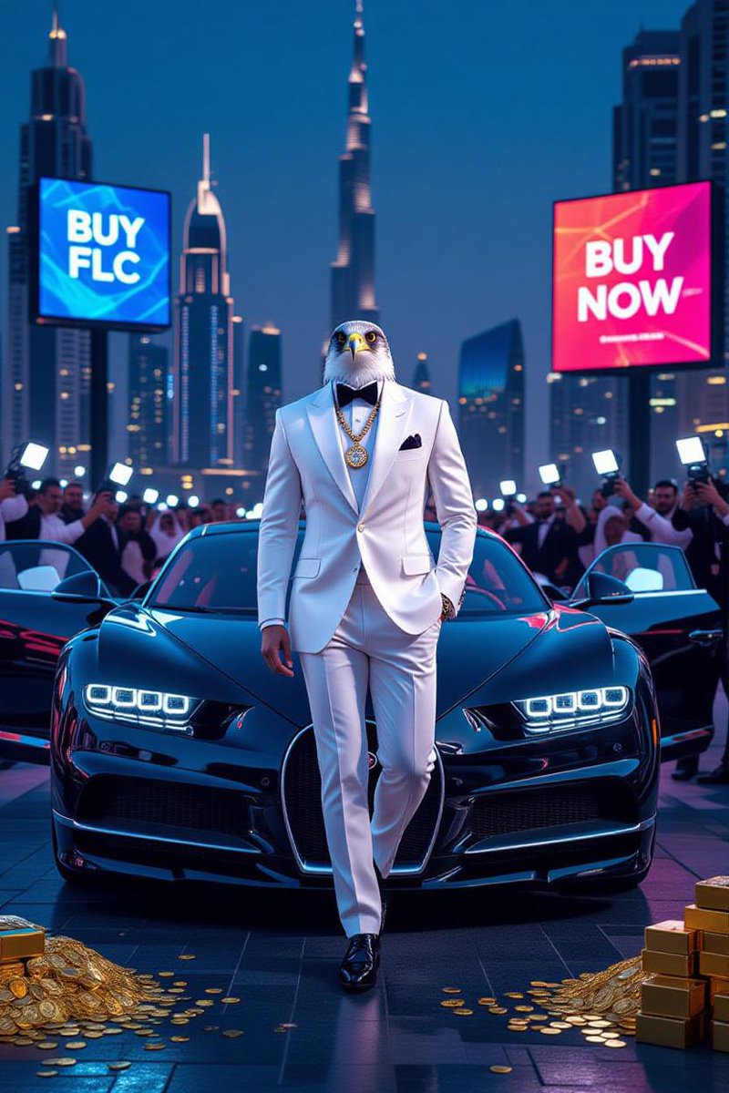 _Falconcoin's tweet photo. 🦅✨ When the Falcon walks out of a Bugatti in Dubai, the world watches.
This is not just luxury, this is FLC power.
💰 Coins. Gold. Success.
The only signal glowing across the skyline: BUY FLC NOW.

#_FalconCoin #FLC #zonauang #LCDLFMX3 #モンスト #Trump https://t.co/KbnjZsbZsV