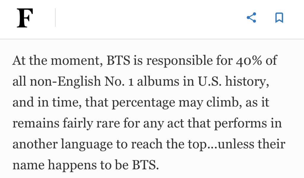 “Unless their name happens to be BTS” 
The most iconic mic drop line ever