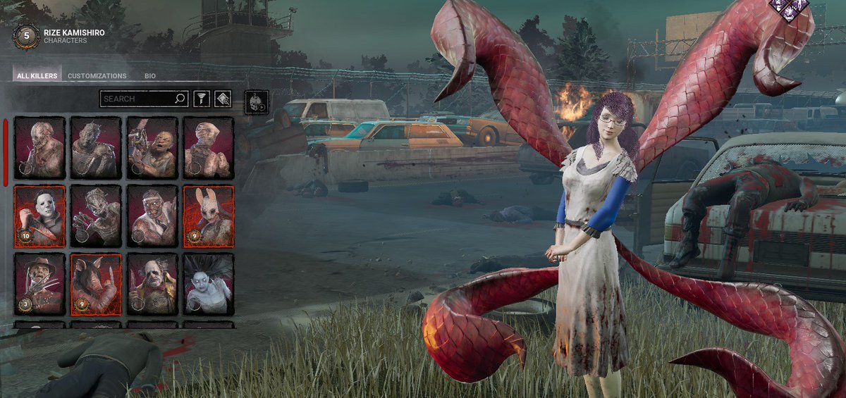 camsudlow's tweet photo. As a survivor main, I have decided to document my first P100 as I go through it. Since I've been watching through my first anime, Tokyo Ghoul, I have decided to P100 Kaneki. I already have all outfits, and he is already P5 but this is the start! 16/08/25 https://t.co/lauX5Z9bib