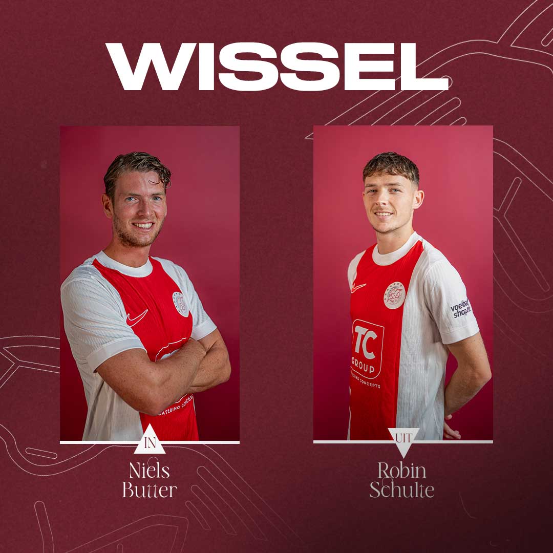 VVIJV's tweet photo. 79' π WISSEL | De laatste wissels bij De Vogels. Niels Butter en Vince van den Anker komen in het veld voor Robin Schulte en Matthijs Hardijk.
#KOZIJS (3-3) https://t.co/AGk6dO2m8Q
