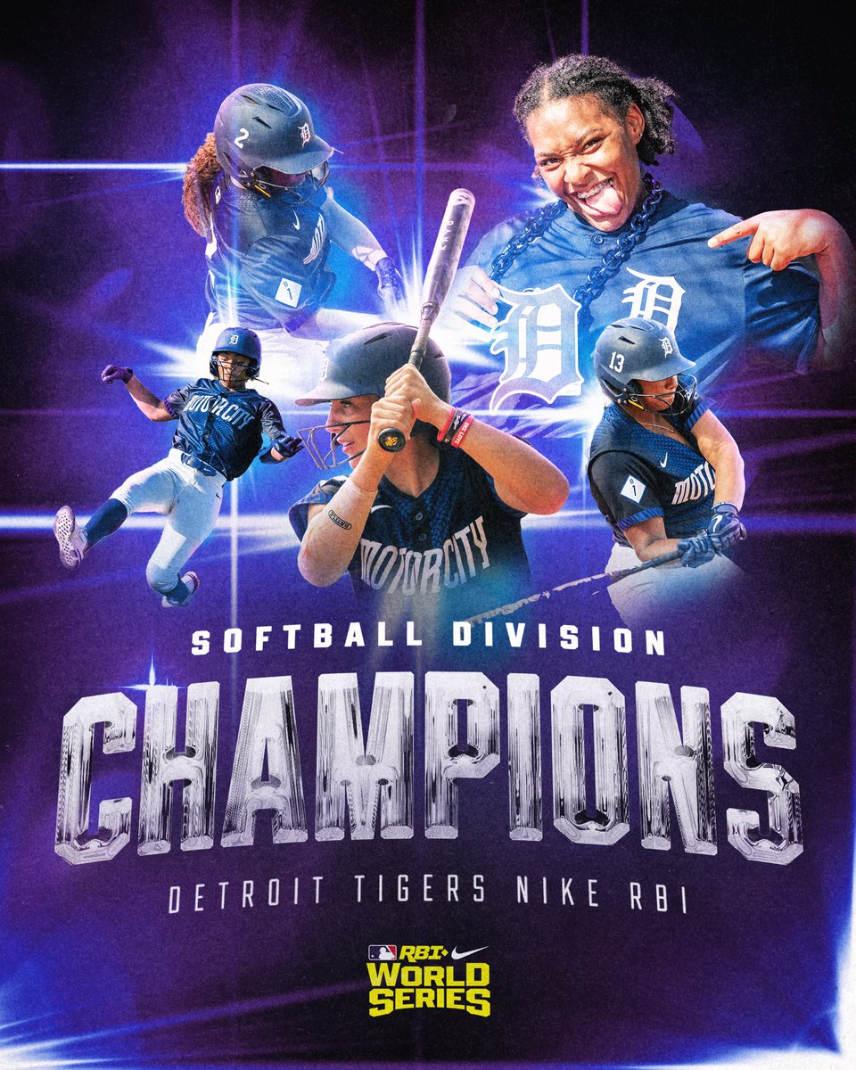 MLBRBI (@mlbrbi) on Twitter photo DETROIT TIGERS NIKE RBI are your 2025 NIKE RBI SOFTBALL WORLD SERIES CHAMPS ππ₯βΌοΈ
Final score: TIGERS 3, ROBERTO CLEMENTE 1
<a href="/nikediamond/">Nike Diamond</a> DETROIT TIGERS NIKE RBI are your 2025 NIKE RBI SOFTBALL WORLD SERIES CHAMPS ππ₯βΌοΈ
Final score: TIGERS 3, ROBERTO CLEMENTE 1
<a href="/nikediamond/">Nike Diamond</a>