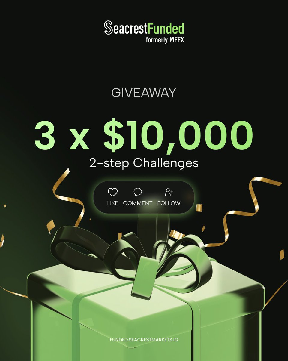 Habeeb 😎☠️ (@habibahmard) on Twitter photo 🎁 GIVEAWAY TIME 🎁
3x 10k challenge accounts
To participate :
1 ) follow : <a href="/seacrestfunded_/">Seacrest Funded</a> & <a href="/HabibAhmard/">Habeeb 😎☠️</a>
2 ) like, Retweet and tag 3 friends
End on 72 hours 🏆 🎁 GIVEAWAY TIME 🎁
3x 10k challenge accounts
To participate :
1 ) follow : <a href="/seacrestfunded_/">Seacrest Funded</a> & <a href="/HabibAhmard/">Habeeb 😎☠️</a>
2 ) like, Retweet and tag 3 friends
End on 72 hours 🏆