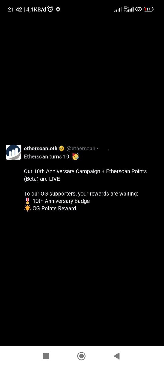 ZiqHanan's tweet photo. #10YearsofEtherscan 
 @etherscan https://t.co/w7USUjwkaN