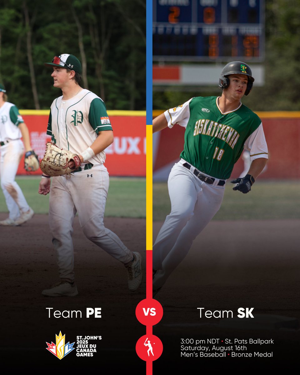 Baseball Canada 🇨🇦⚾️ (@baseballcanada) on Twitter photo Follow the Bronze Medal Game Live👇
📊 bit.ly/4lm6GFg
📺 bit.ly/3UlIxDW
<a href="/2025canadagames/">2025 Jeux du Canada Games</a> | #2025CSG Follow the Bronze Medal Game Live👇
📊 bit.ly/4lm6GFg
📺 bit.ly/3UlIxDW
<a href="/2025canadagames/">2025 Jeux du Canada Games</a> | #2025CSG