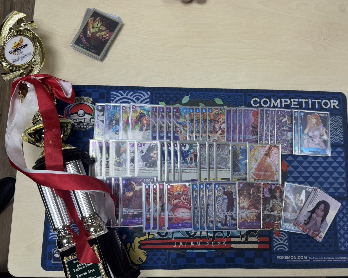 Wave1 Taiwan Final
UPluffy W
GPluffy W
Lucci LL
Rayleigh W
GpLuffy L
Top cut
Up W
Up W
Gp L
Finally get the ticket to Asia final💪