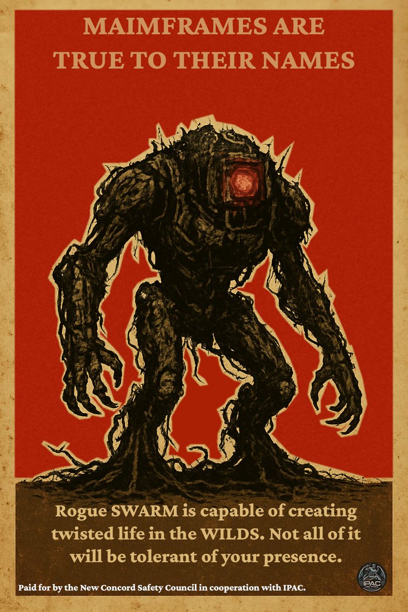 GrimlightHQ's tweet photo. Beware the Wilds! Rogue SWARM has unleashed twisted life forms that won't tolerate intruders. Stay vigilant. #ExclusionZone #RogueSWARM #NewConcordSafety
https://t.co/6klGHYHlsq https://t.co/vj65dE630v