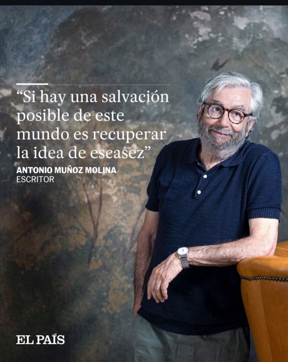 Por poner en perspectiva, cobraba en torno a 100.000 euros anuales como director del Instituto Cervantes en Nueva York.
Pero ahora recomienda la escasez.