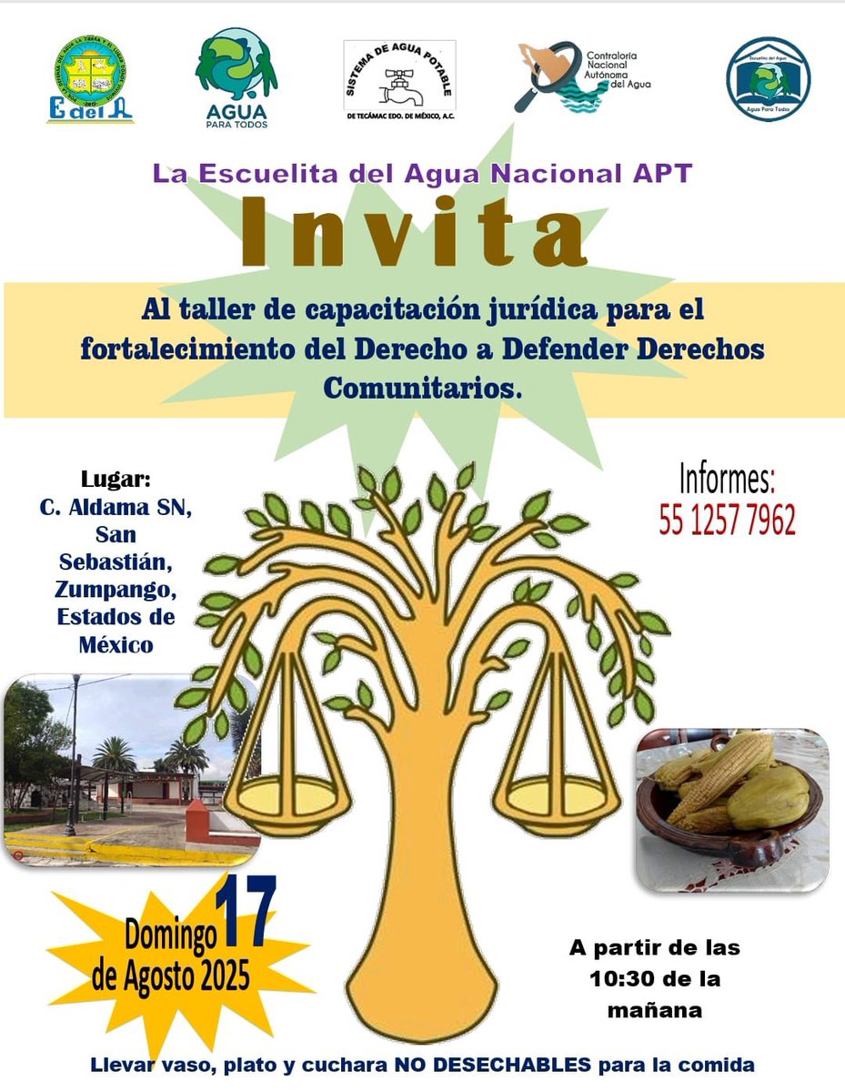 Atenta invitación a participar, principalmente para los Sistemas Autónomos de Agua Potable del #Edomex 🇲🇽 

<a href="/agua_edomex/">Secretaría del Agua</a> <a href="/CAEM_EDOMEX/">Comisión del Agua del Estado de México</a> <a href="/Edomex/">Gobierno del Estado de México</a> <a href="/SGGEdomex/">Secretaría General de Gobierno</a> <a href="/CODHEM/">Comisión de Derechos Humanos del Estado de México</a> <a href="/AguaParaTodxsMX/">AguaparaTodxs</a> <a href="/AguaparaTodosMX/">Agua para Todxs</a> <a href="/conagua_mx/">Conagua</a> <a href="/ALLIEDdefenders/">ALLIED Global</a> <a href="/CIVICUSespanol/">CIVICUS Español</a>