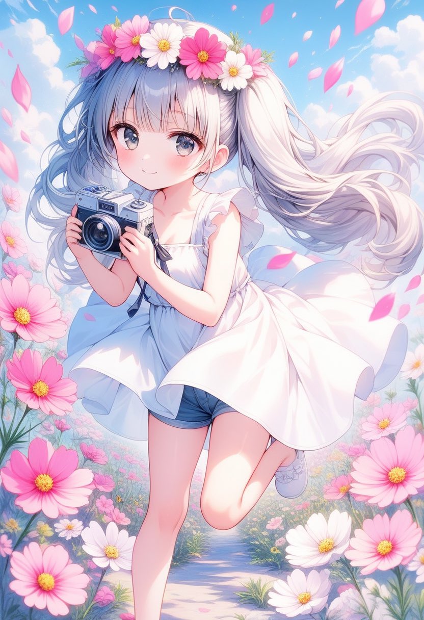 イラスト原画　優しく微笑む可愛い娘　 「スマイル」 𝑉𝑜𝑐𝑎𝑙𝑜𝑖𝑑 𝐴𝑛𝑔𝑒𝑙. . 天使のような優しいミクちゃん