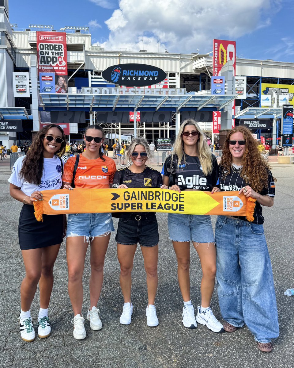 USL Super League (@uslsuperleague) on Twitter photo ๐๐๐๐๐ฉ๐๐ฃ๐ ๐๐๐๐ง๐จ โ๏ธ
Our players are clocked in and READY for an exciting day at <a href="/RichmondRaceway/">Richmond Raceway</a>! ๐๏ธ ๐๐๐๐๐ฉ๐๐ฃ๐ ๐๐๐๐ง๐จ โ๏ธ
Our players are clocked in and READY for an exciting day at <a href="/RichmondRaceway/">Richmond Raceway</a>! ๐๏ธ