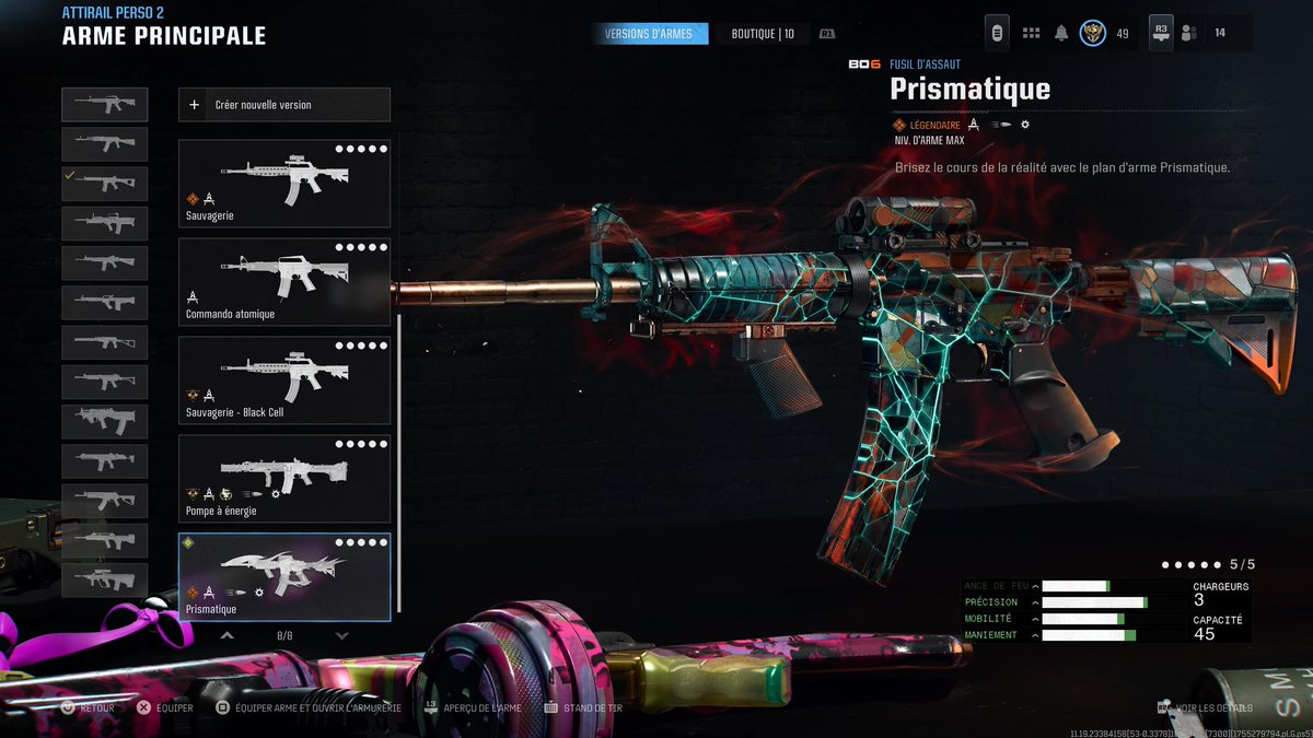 WSSG158697's tweet photo. L’easter egg de rebirth donne cette variante de la XM4 ! 

Vous l’avez fait vous ? 

#cod #Warzone #CallofDuty #Bo6 https://t.co/zfdLXOi3Ym