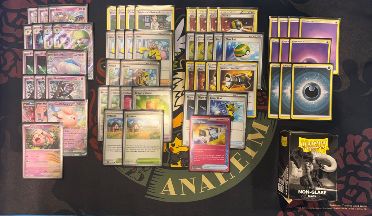Rough day one with Jelly Gardy at Worlds. Deck was good, confident this is the best build of Gardevoir right now. 

Always something to learn from bad events, thanks to everyone for a great season 🙏