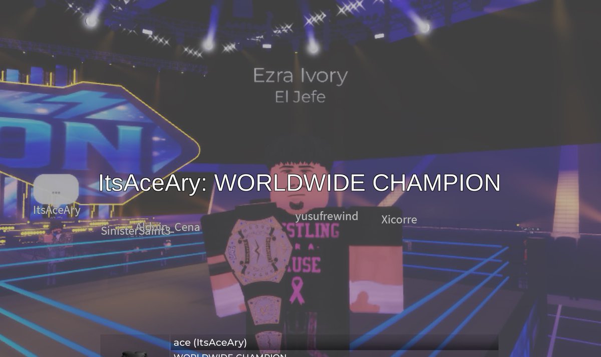 #ANDNEW <a href="/UWEONROBLOX/">UWE</a> Worldwide Champion

GG to Jacob Sinner 7/3 🥊

#ELJEFE #IVORY2025