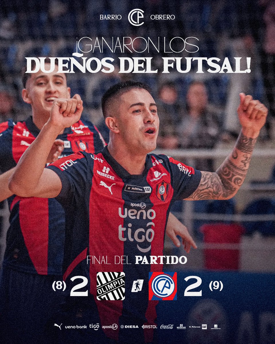 🏟️ ¡Final del partido!

💙❤️¡VICTORIA DEL CICLÓN!💙❤️

#OLIvsCCP | 2 (8) - (9) 2 

🔵🔴 #𝑳𝒐𝒔𝑫𝒖𝒆ñ𝒐𝒔𝑫𝒆𝒍𝑭𝒖𝒕𝒔𝒂𝒍 🏆9️⃣