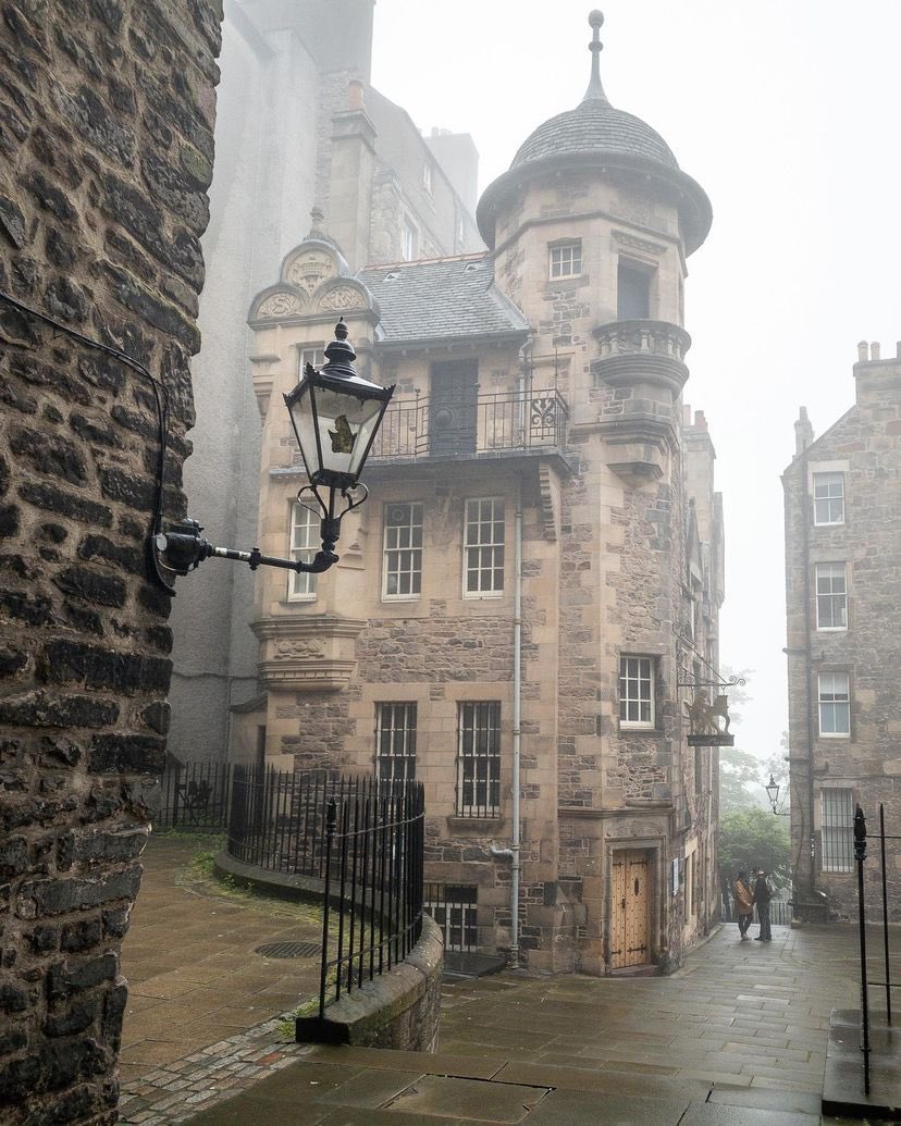 Nothing beats Edinburgh shrouded in mist