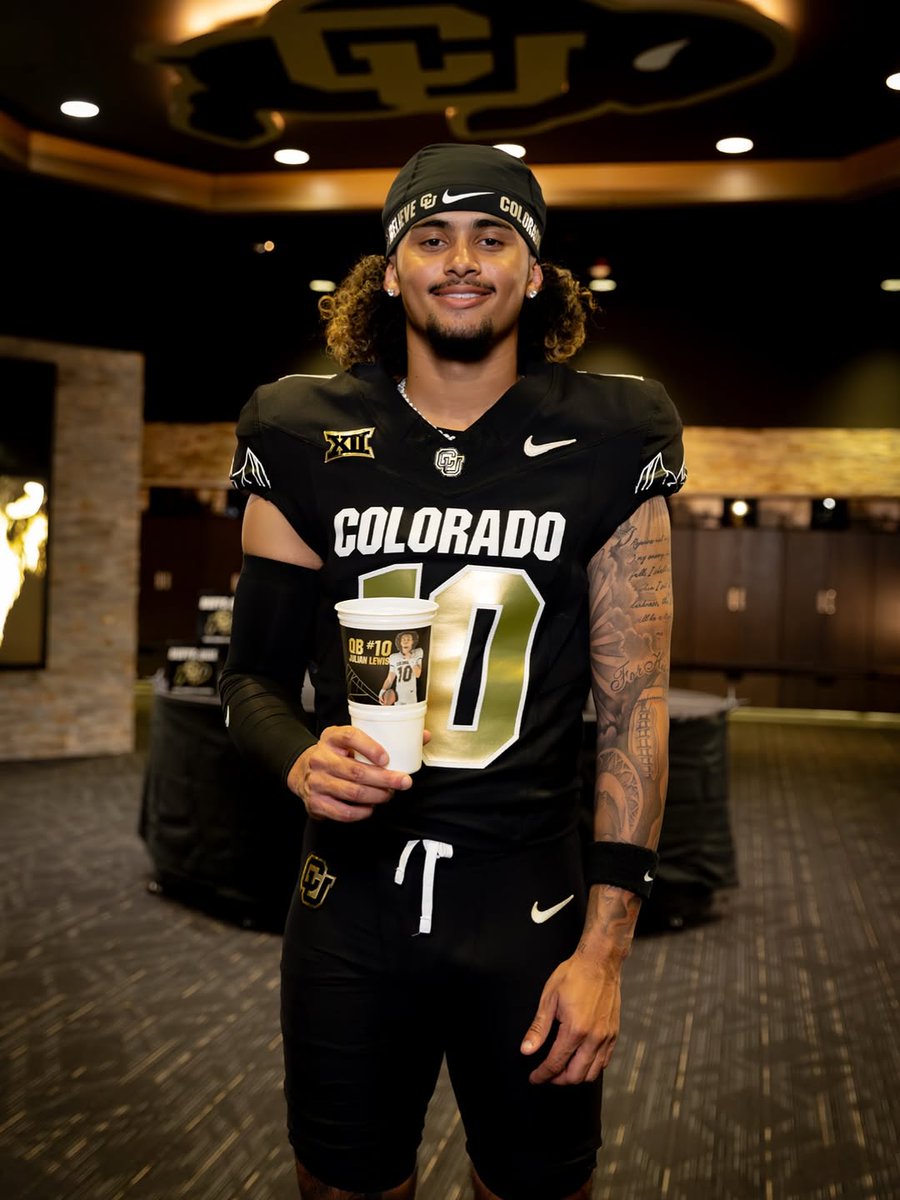 On3NIL's tweet photo. Taco Bell has unveiled the "Buffs Box" meal deal, which includes a collectible cup featuring Colorado players.

Quarterback Julian Lewis and offensive lineman Jordan Seaton are among the players involved in the NIL deal.

Read: https://t.co/OaUpuFB8FV https://t.co/och3G13Wmk
