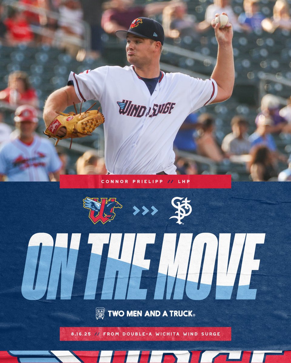 St. Paul Saints (@stpaulsaints) on Twitter photo Twins Number 9 Ranked Prospect, <a href="/CPrielipp/">Connor Prielipp</a>, Latest TWO MEN AND A TRUCK Call Up To St. Paul from <a href="/WindSurgeICT/">Wichita Wind Surge</a>
Story: milb.com/st-paul/news/t… Twins Number 9 Ranked Prospect, <a href="/CPrielipp/">Connor Prielipp</a>, Latest TWO MEN AND A TRUCK Call Up To St. Paul from <a href="/WindSurgeICT/">Wichita Wind Surge</a>
Story: milb.com/st-paul/news/t…