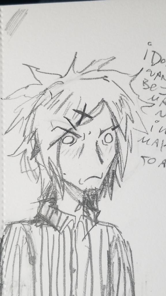 I drew me but it just looks like a gayer version of my jimmy srawings...