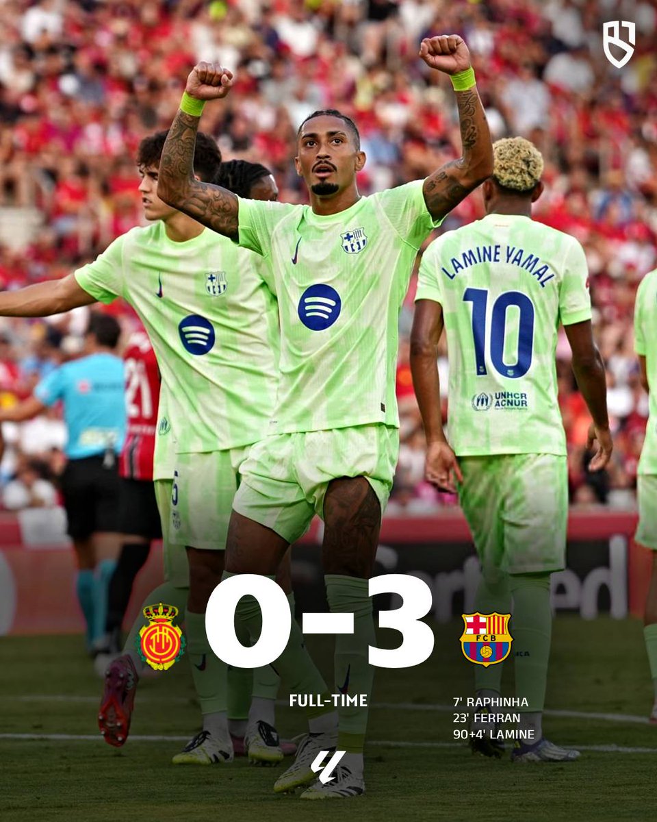 A good way to start the season 
3 points = 3 goals ⚽⚽⚽
One of the best team in the world 🌎 🌍 
#Barcelona 
#Culer