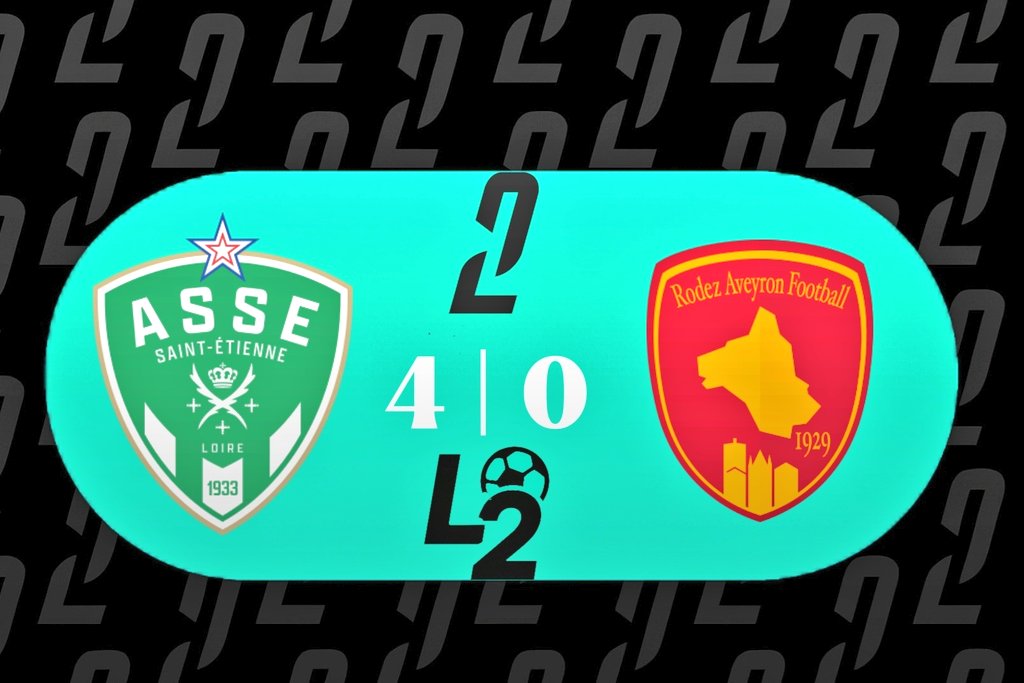 ActuL2BKT's tweet photo. ⚽ BUUUUT de Davitashvili ! 🔥
Saint-Étienne déroule contre Rodez ! 💚🤍

🟢 ASSE 4-0 🔴 Rodez https://t.co/QMglUyvOIr