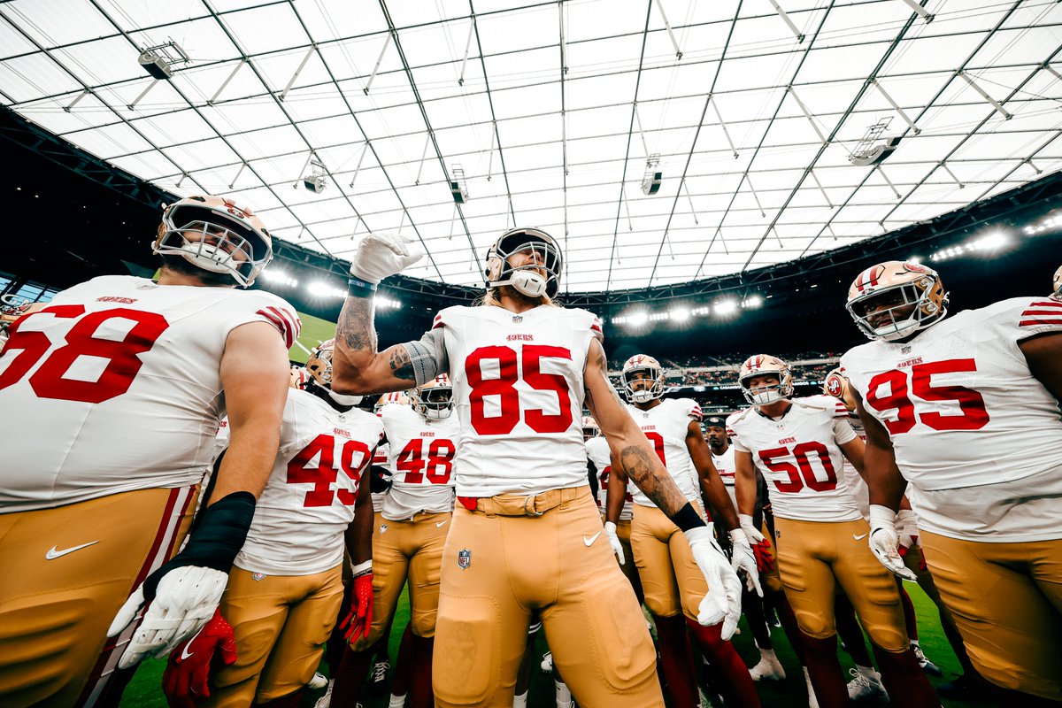 49ers's tweet photo. HERE WE GO 😤 https://t.co/1Qt3Ez9ruF