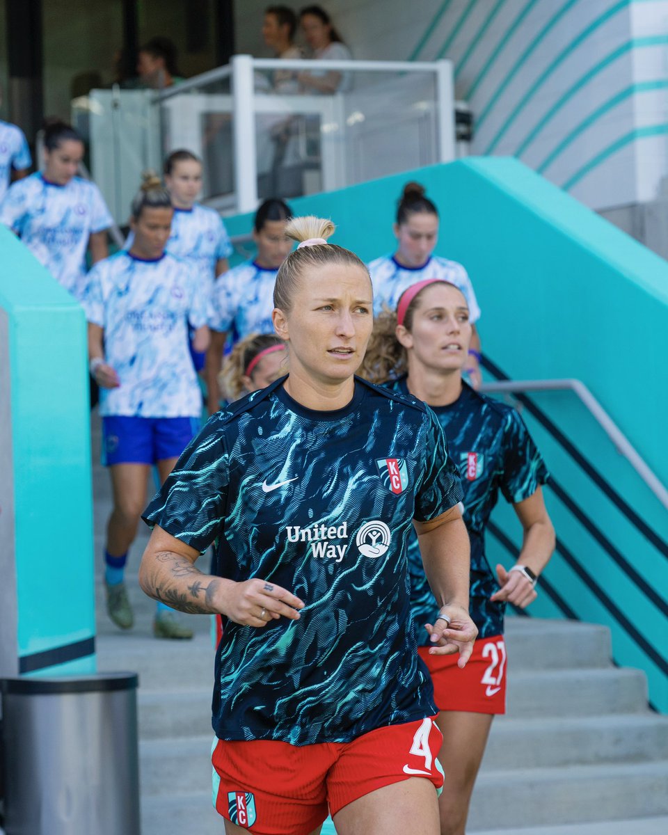 thekccurrent's tweet photo. Moooooood because it’s almost kickoff 🤩

@NWSL | #KCBABY https://t.co/JaLqZa1VYy