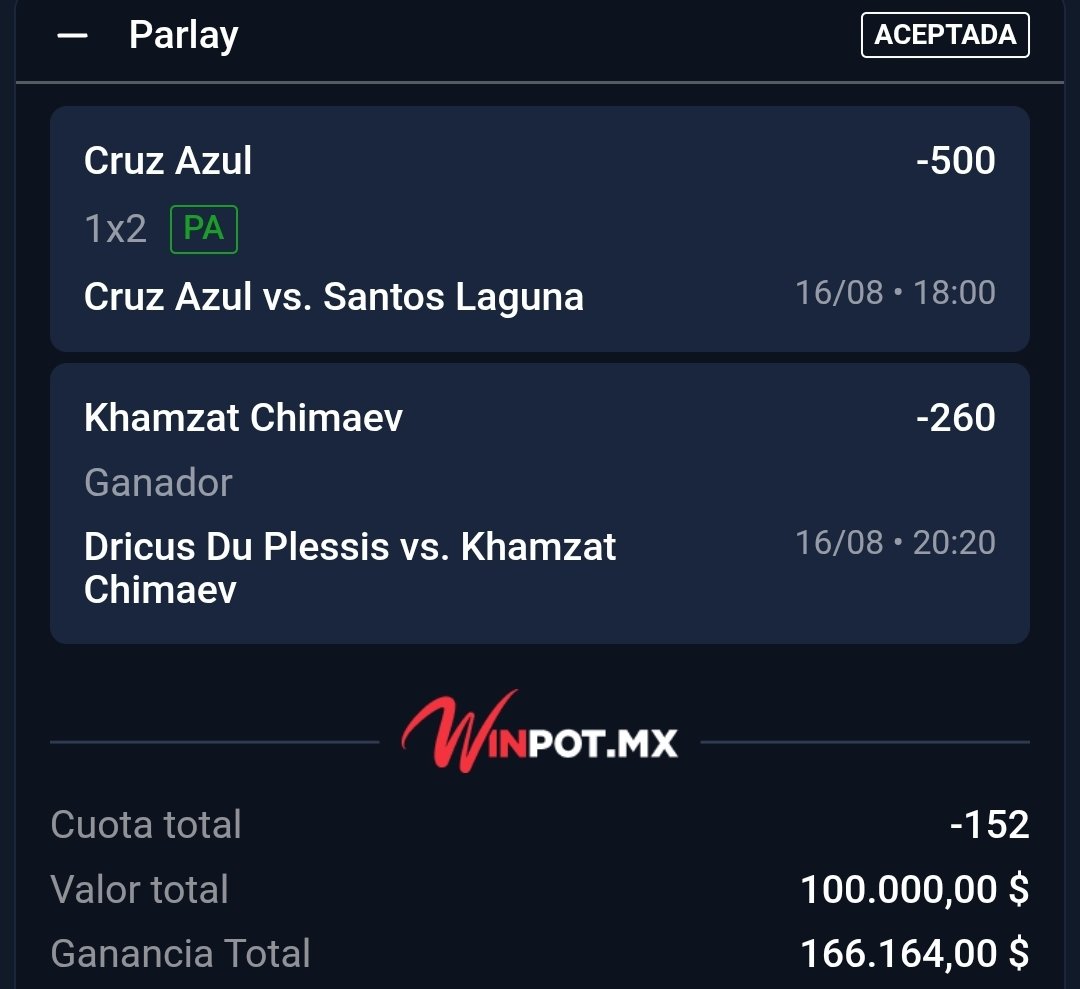 ChapitoApuestas's tweet photo. 🚨 | APUESTA FUERTE 💎

Les comparto Gratis mi APUESTA FUERTE Chingones.

Saben que soy el #1 en Jugadas Fuertes 🇲🇽 y casi siempre las Ganamos.

Récord Apuestas Fuertes: 187-77 ✅️🔥

¿Me Sigues y te Subes al Barco? Deja ❤️ de la buena vibraaaa Caraajooo 👊 !! https://t.co/dfrvo33Ipv