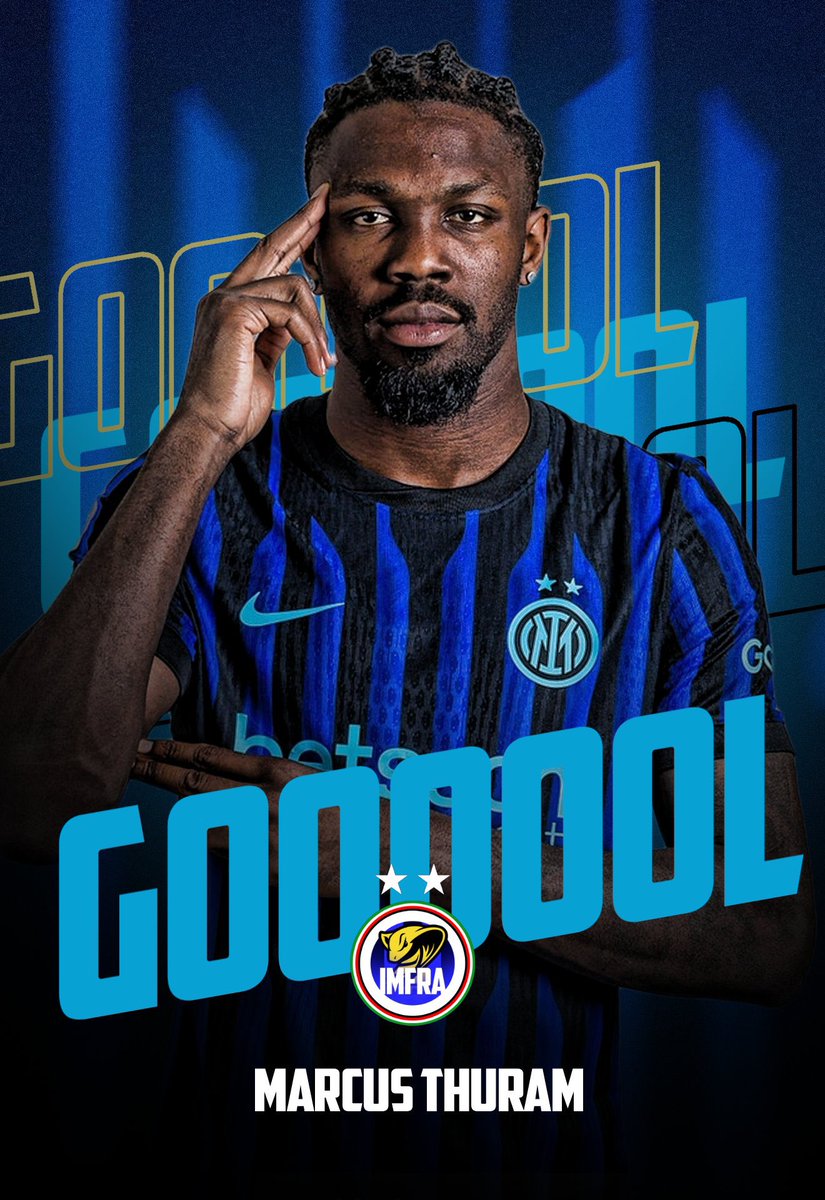 53’ GOOOOOOOOOOAAAAALLLL MARCUS THURAM 🖤💙

INTER 2-0 OLYMPIAKOS
