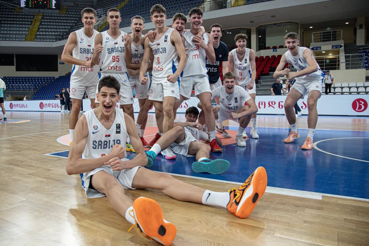 🇷🇸Serbia takes gold at the FIBA U16 Euros as they defeated Lithuania 🇱🇹 99-86 after overcoming a 12 point first half deficit.

Nikola Kusturica wins MVP, putting up 18 PTS 14 REBS and 8 AST in the final.

Petar Bjelica lead Serbia in scoring, 25 PTS 9 REBS on 54.5% from the floor