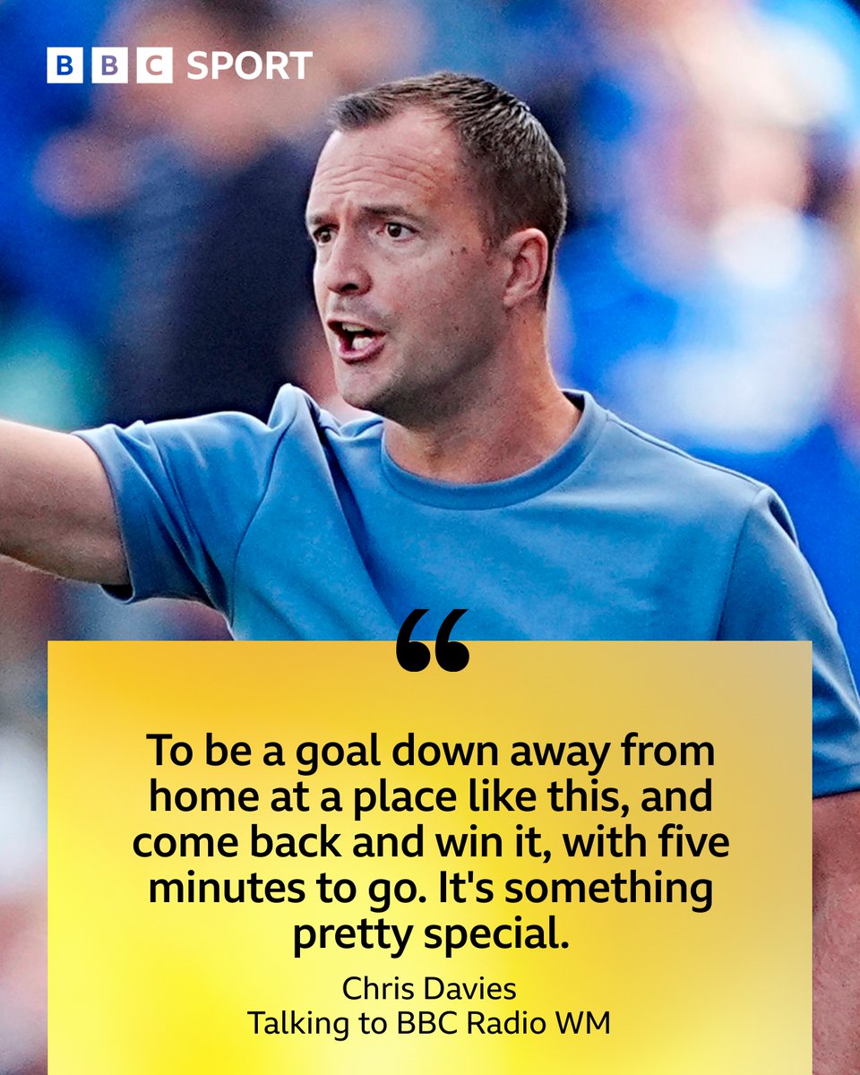 sportbbcwm's tweet photo. Chris Davies evaluates @BCFC's dramatic late win at Ewood Park.

Listen - https://t.co/V6cXnye35x https://t.co/LGHSiEY32u