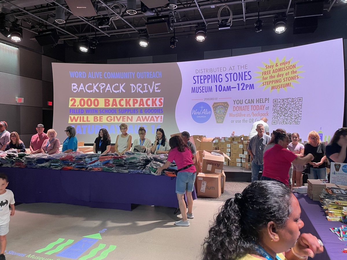 Today’s Annual Backpack Drive was a great success! Families came out to ...