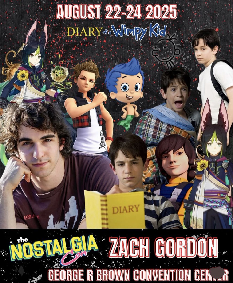 ☡ach 🦊🍃 (@zacharygordon) on Twitter photo Performing at <a href="/TheNostalgiaCon/">The Nostalgia Con</a> in Houston, TX (August 23) - SEE YOU THERE !! Also sharing the stage with SpongeBob was definitely on the bucket list 🔥 Performing at <a href="/TheNostalgiaCon/">The Nostalgia Con</a> in Houston, TX (August 23) - SEE YOU THERE !! Also sharing the stage with SpongeBob was definitely on the bucket list 🔥