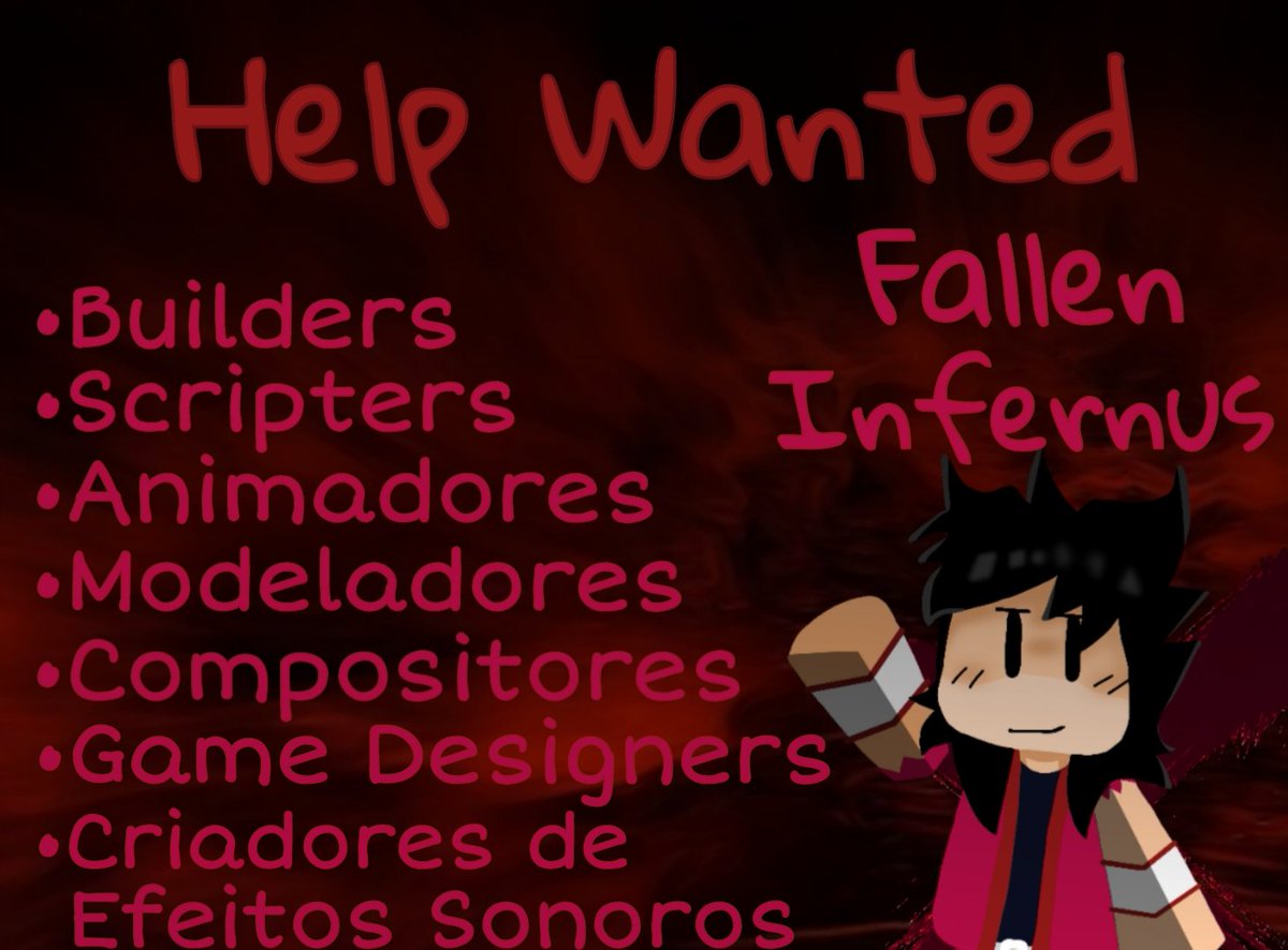 InfernusFa6888's tweet photo. #FallenInfernus #RobloxDev #HelpWanted #HorrorGame https://t.co/a9dpzfro2L