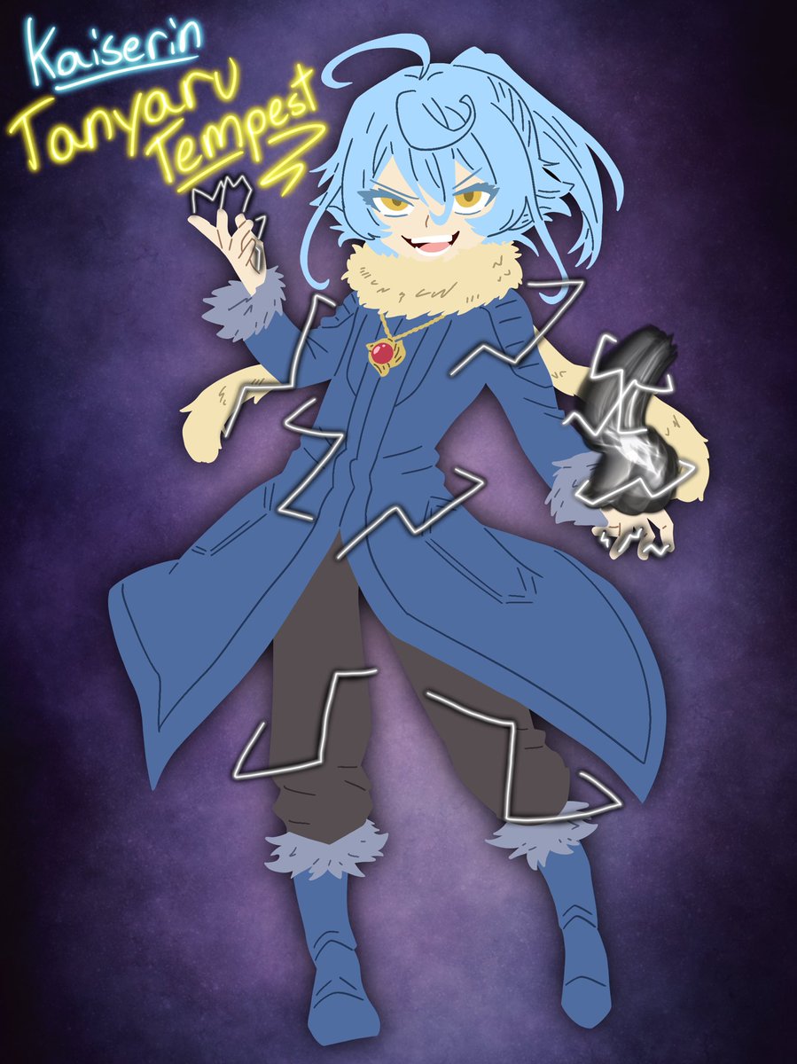 All hail the Divinely Chosen Kaiserin of the Storm Empire by decree of the almighty Storm Dragon!

Art I made for a fanfic of mine. May make more fanfic arts, who knows.