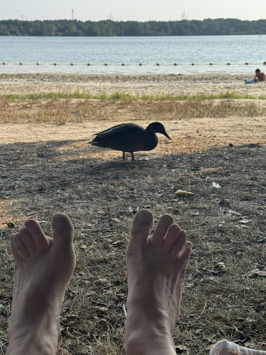 Hanging out #nude with friends is always great. At the lake #GalderseMeren
