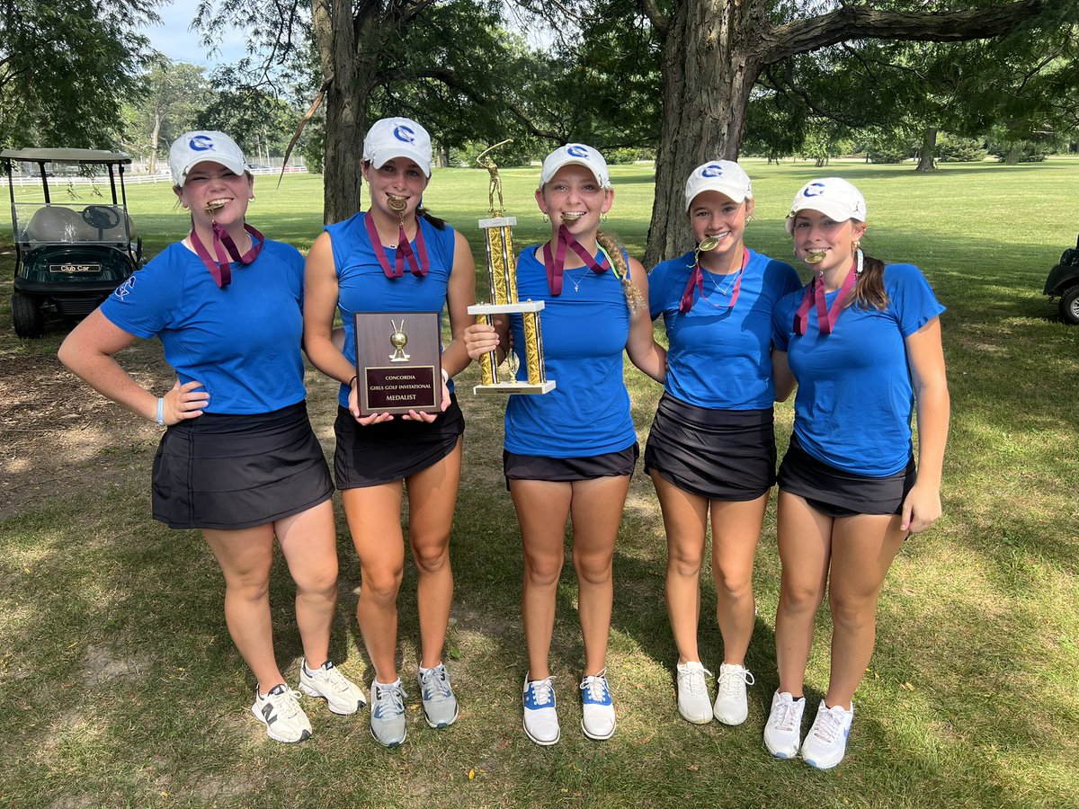Charger Golf (@chargergolf) on Twitter photo Chargers win the Concordia Invite at Foster Park with 303. Larkins takes medalist with a (-8) 62 to tie her own school record and let’s not forget an albatross (-3) on hole 17. Winter 80, Geller 80, Bowman 81, and Dimberio 81. 💙🤍<a href="/carrollchargers/">Carroll Chargers</a> Chargers win the Concordia Invite at Foster Park with 303. Larkins takes medalist with a (-8) 62 to tie her own school record and let’s not forget an albatross (-3) on hole 17. Winter 80, Geller 80, Bowman 81, and Dimberio 81. 💙🤍<a href="/carrollchargers/">Carroll Chargers</a>