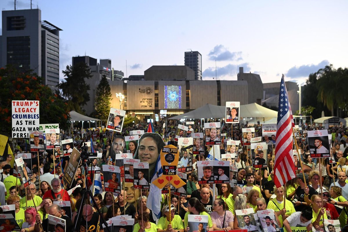 STRIKE: Nearly one million people are expected to stop at Hostage Square tomorrow for a “Day of Stoppage” to demand a comprehensive hostage deal and prevent the planned invasion of Gaza City.

The hostage families urged Israelis to join at the weekly rally tonight. The lives of