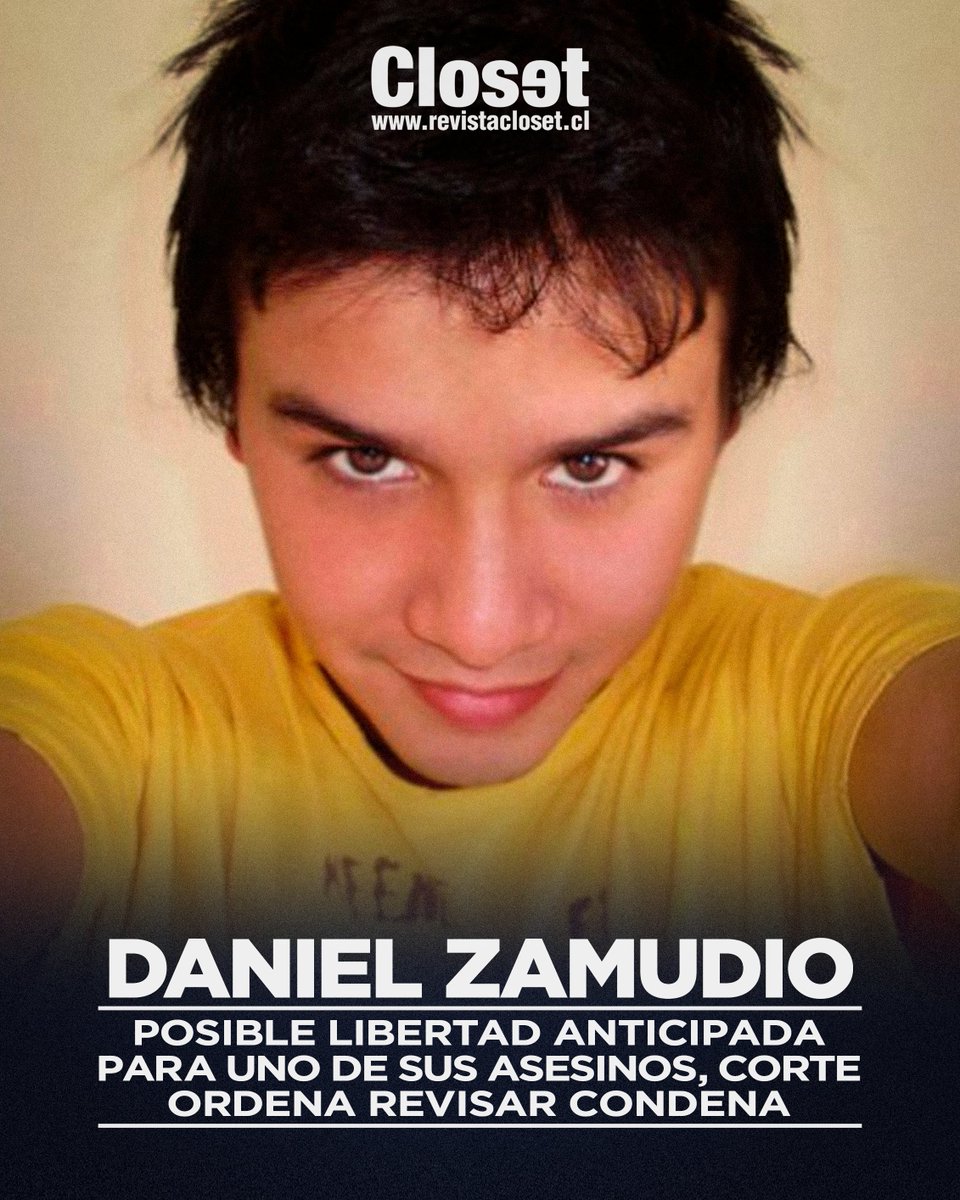 Corte Suprema ordenó revisar la posible reducción de la condena de Alejandro Angulo, uno de los cuatro asesinos de Daniel Zamudio 📷 instagram.com/p/DNWPZvPOG6P/