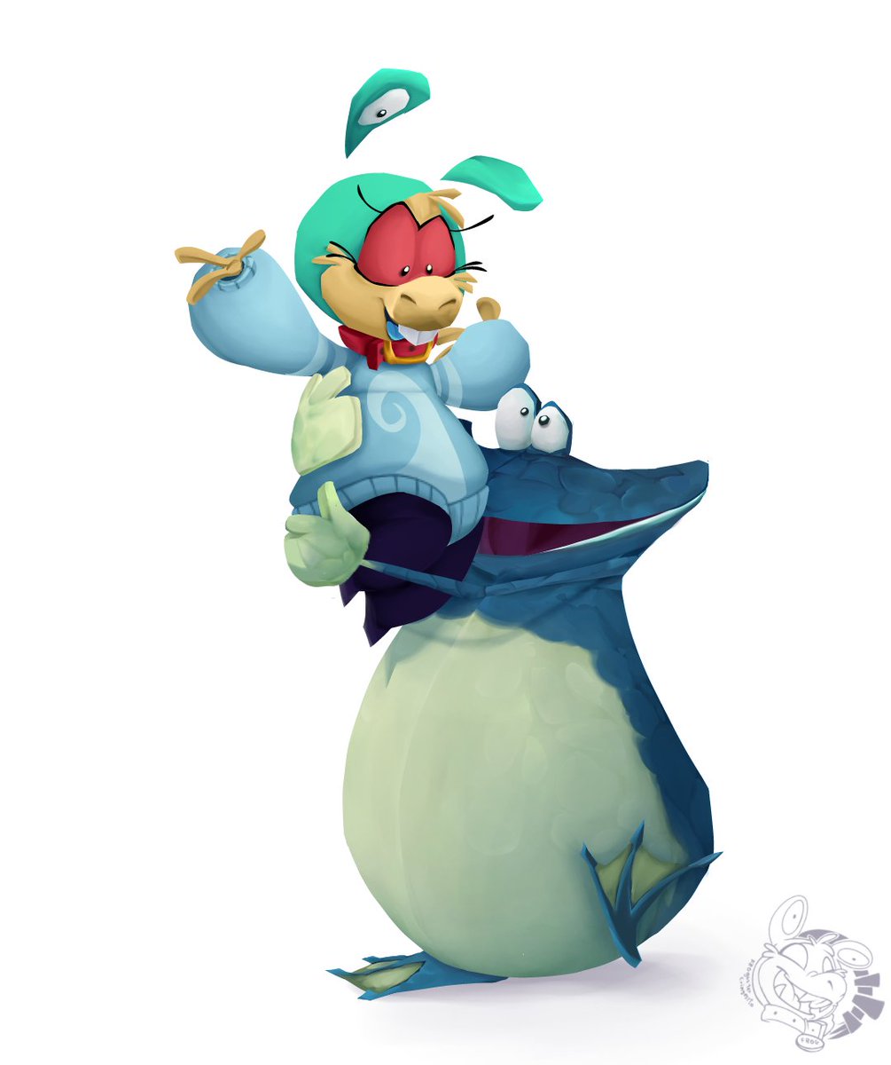 Frogaster19's tweet photo. Otro intento de low poly let's go

#Rayman #raymanart #Globox
#raymanoc https://t.co/qwUb16kHhr