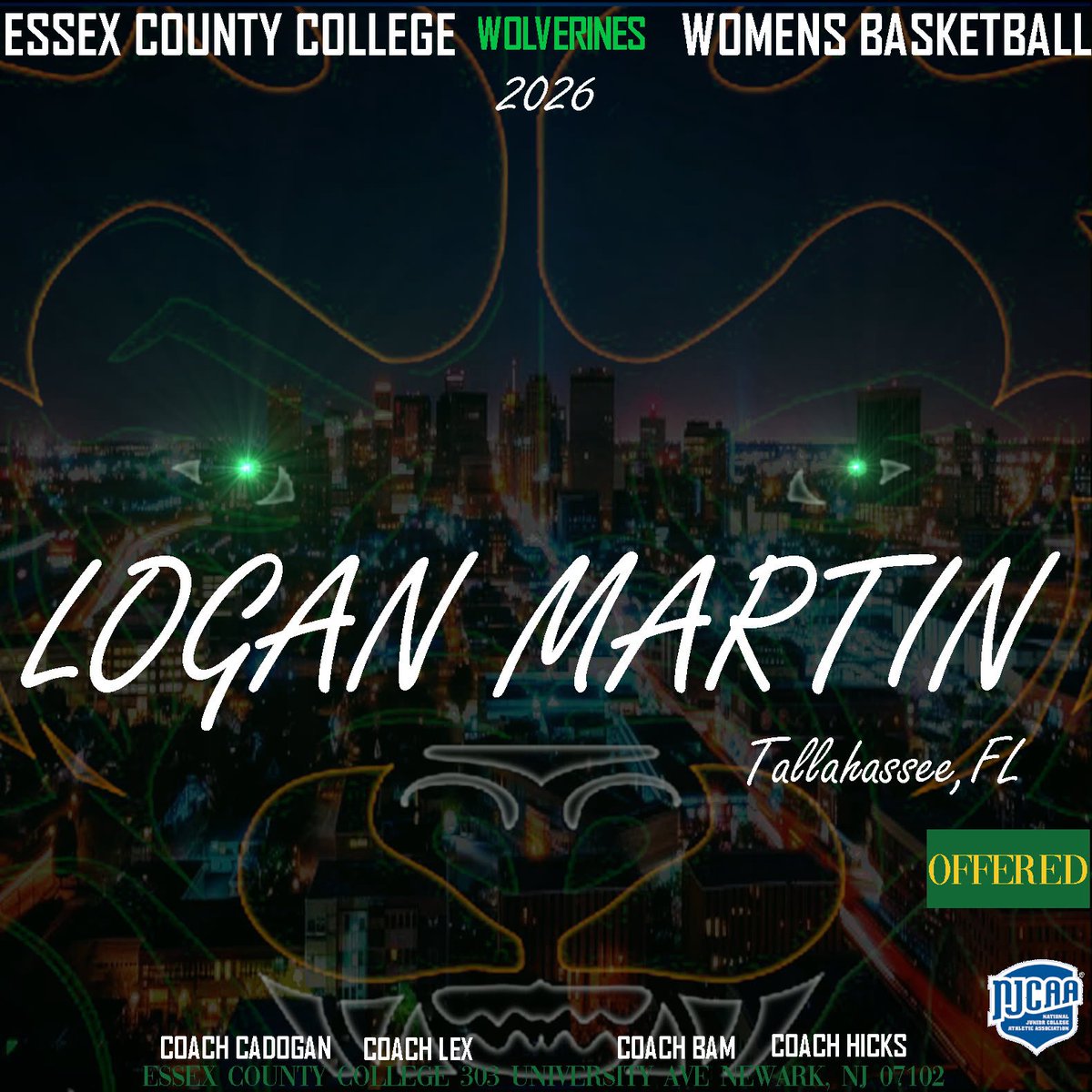 Thankful to receive my first offer from Essex County College! Thank you <a href="/ItsCoachHicks/">KGAR</a> for giving me this opportunity!
<a href="/TallyThunder/">Tallahassee Thunder Basketball</a> #classof2027