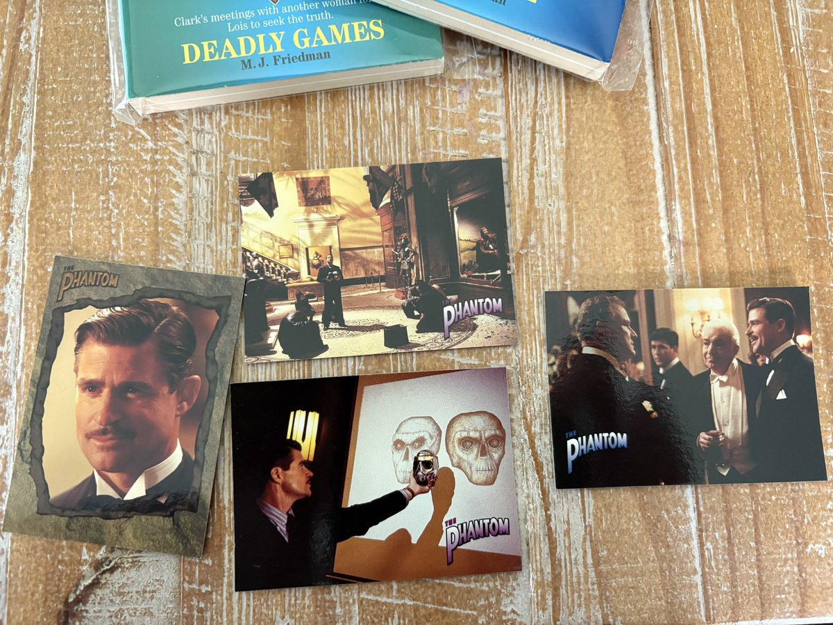 Pretty great antique mall haul today.  Got some Xander Drax trading cards.