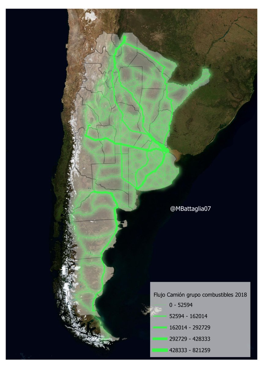 MBattaglia07's tweet photo. La Minería 🏔️⛏️, el Agro 🌻🌱🌿🌽 y los Combustibles ⛽️ nos salvarán. 

¿Pero por dónde se mueven? 

Vamos a verlo de acuerdo al informe "Matrices Origen y Destino de Cargas viales - Base informativa 2018"

Sale hilo de las rutas más usadas por cada sector 🧵 https://t.co/7HkiLi9e2A