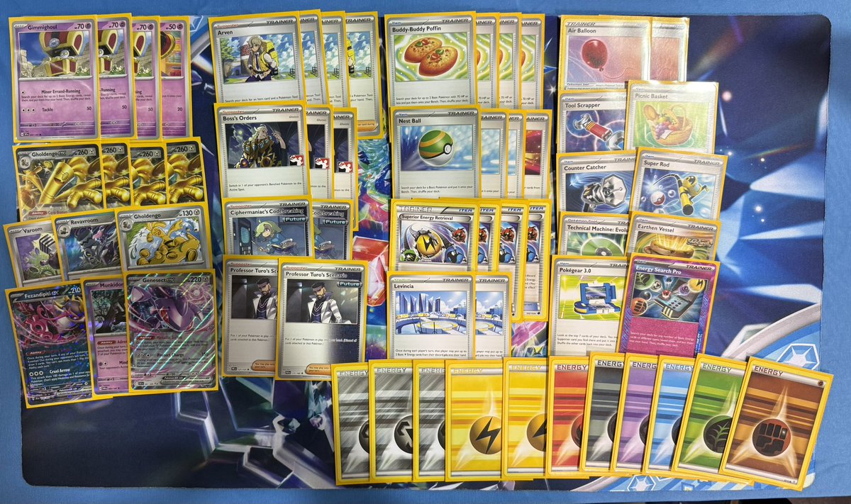 SmartTCG's tweet image. Top 32 Worlds with Gholdengo Revavroom 

Lost win and in :/ 

Same list as @Azul_GG @CalebGedemer @NucciTCG 

Thanks for the memories this season ❤️